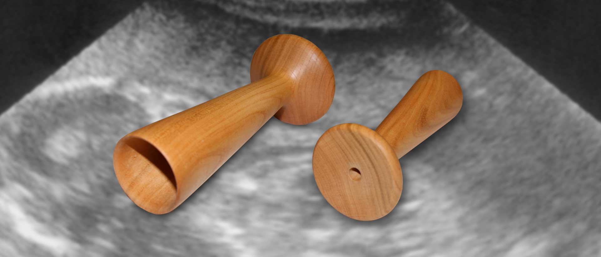 Holz-Stethoskop oder Hörrohr